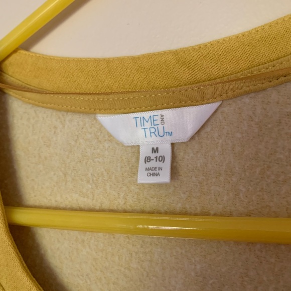 Time&Tru Yellow Sweatshirt - Picture 7 of 11